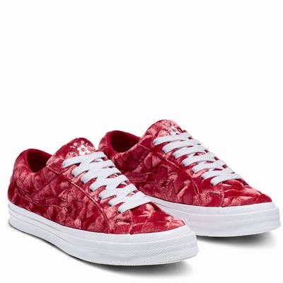 Converse x GOLF le FLEUR* One Star Velvet Low-Top - Naisten Tennarit - Pinkki